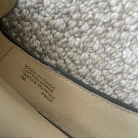 Michael Kors Kiera Velvet Ballet Flats Size 7 Black Silver Front Bow Women EUC - Picture 9 of 13